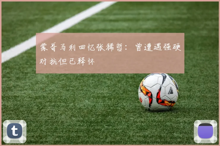 蒙哥马利回忆张稀哲：曾遭遇强硬对抗但已释怀